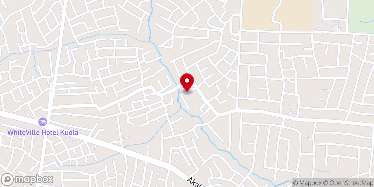 Map showing location of Celestial Church Of Christ Aba Aladie Parish(Agbala Itura Cathedral), District HQ.