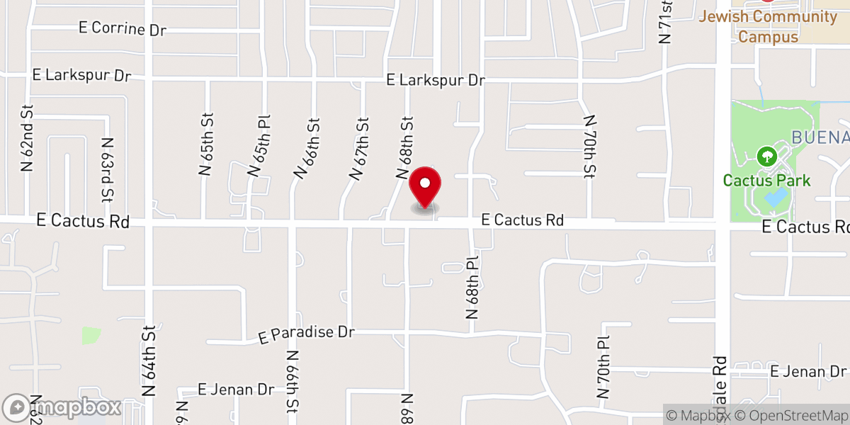 Map showing location of Mar Abraham Chaldean Catholic Church