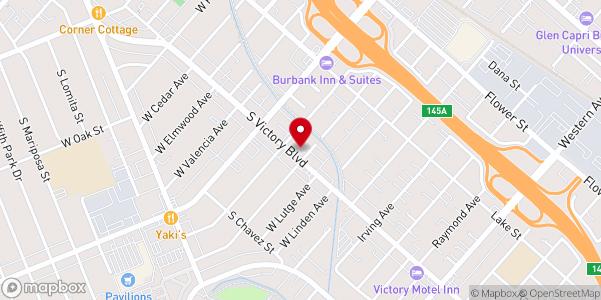 Map showing location of CityLight LA