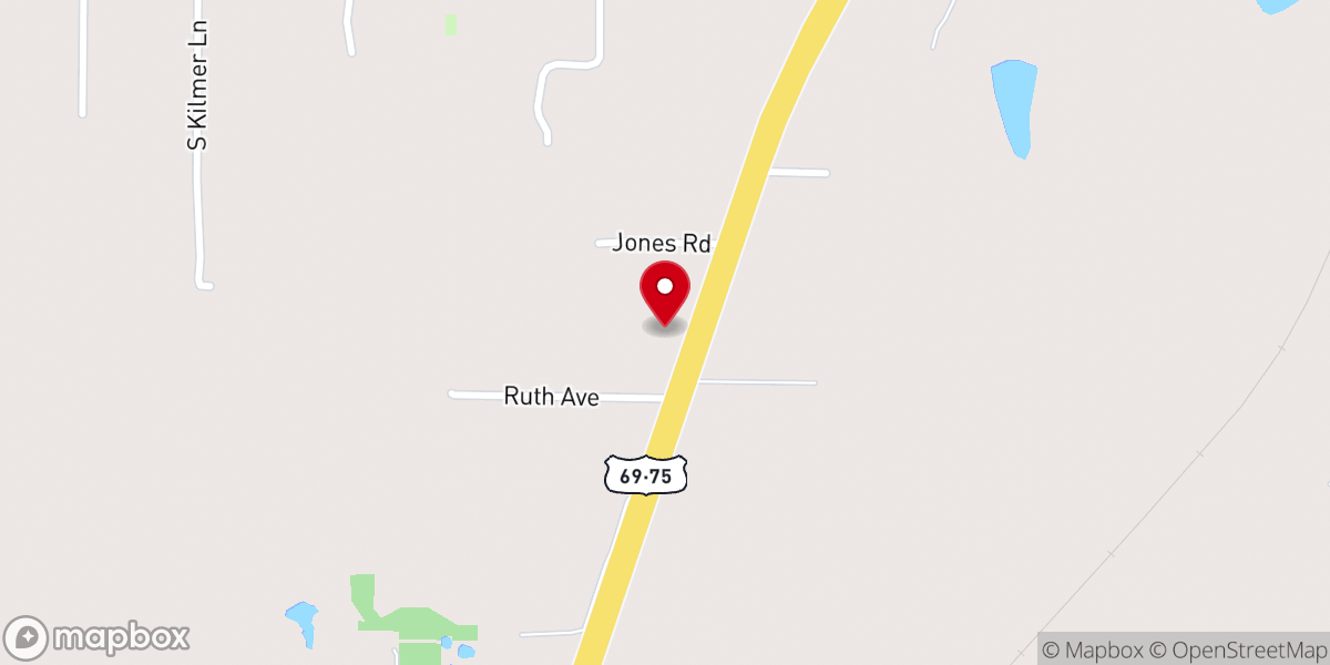 Map showing location of United Pentecostal Church