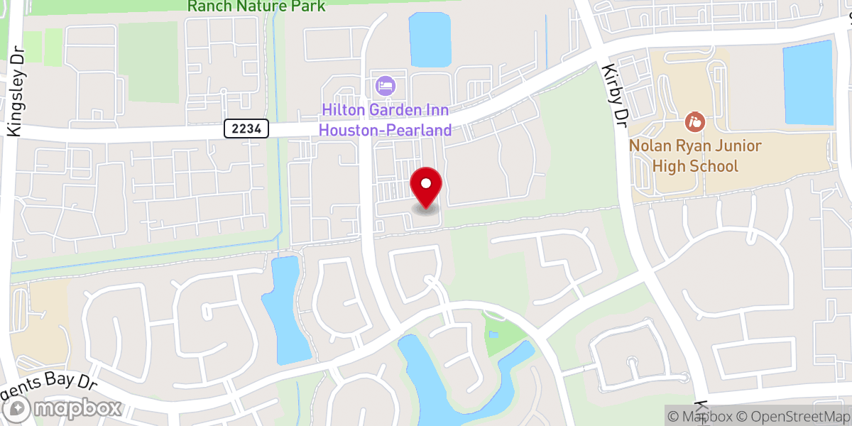 Map showing location of Second Baptist Church, South Campus