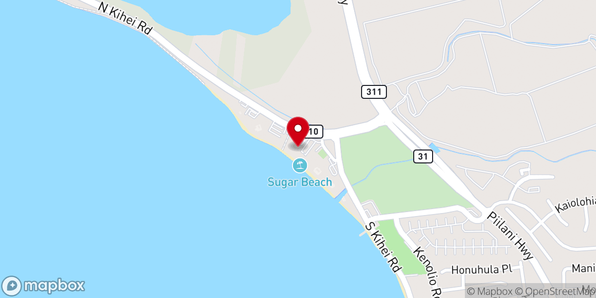 Map showing location of Sugar Beach Events