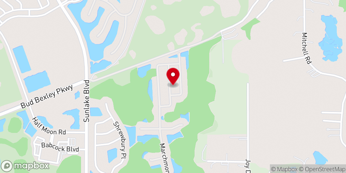 Map showing location of Angelina Limousine Service
