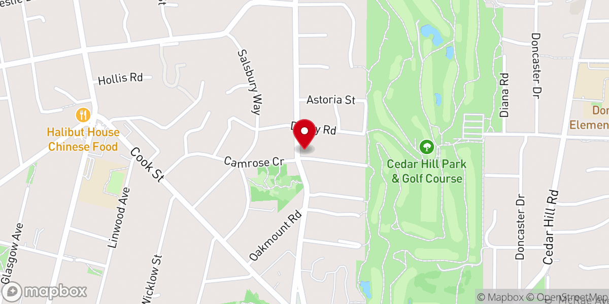 Map showing location of Victoria Buddhist Dharma Society