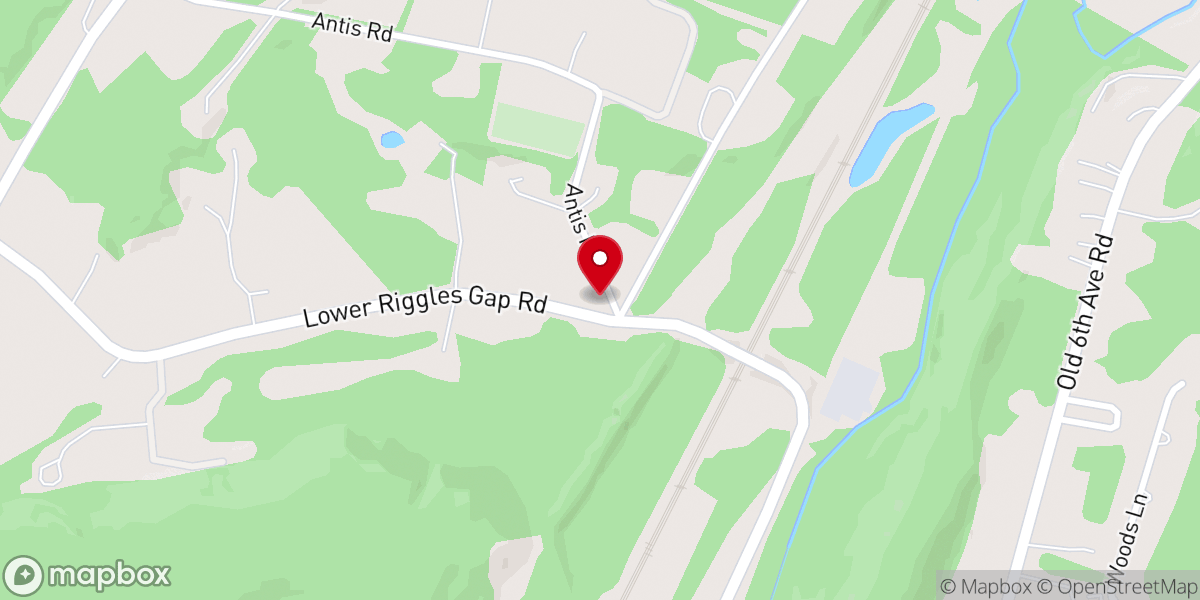 Map showing location of Salem Evangelical Lutheran Church
