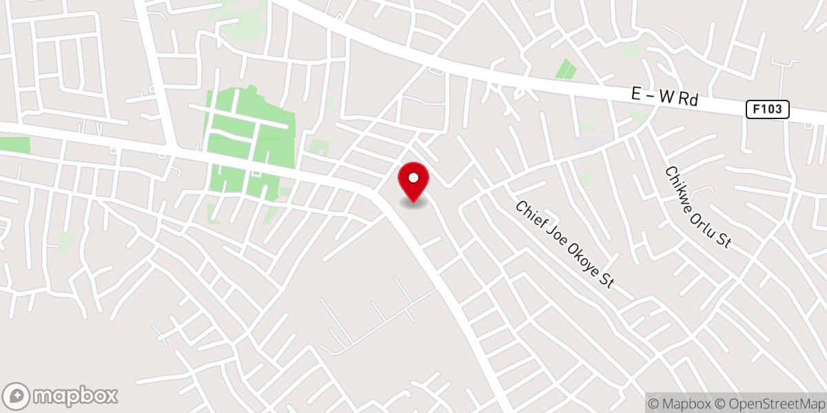Map showing location of Good Tidings Baptist Church
