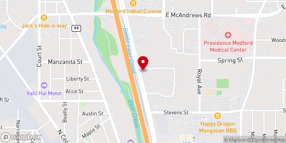 Map showing location of Faith Christian Center