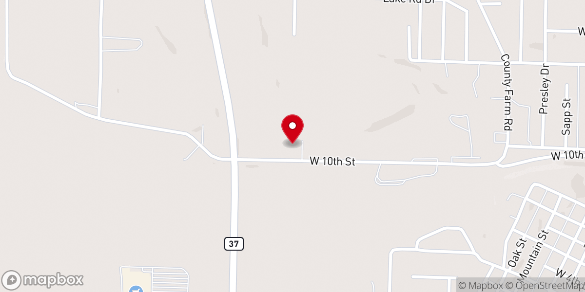 Map showing location of Ozarks Area Community Action