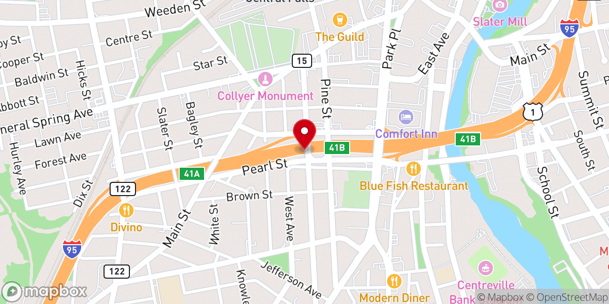 Map showing location of New Beginnings Christian Fellowship