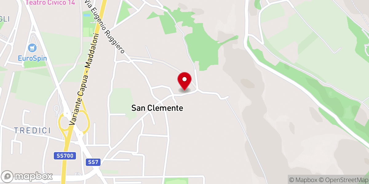 Map showing location of Parrocchia S. Clemente Papa