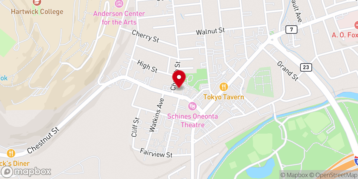 Map showing location of First United Methodist Church Saturday's Bread First - Food Distribution Center