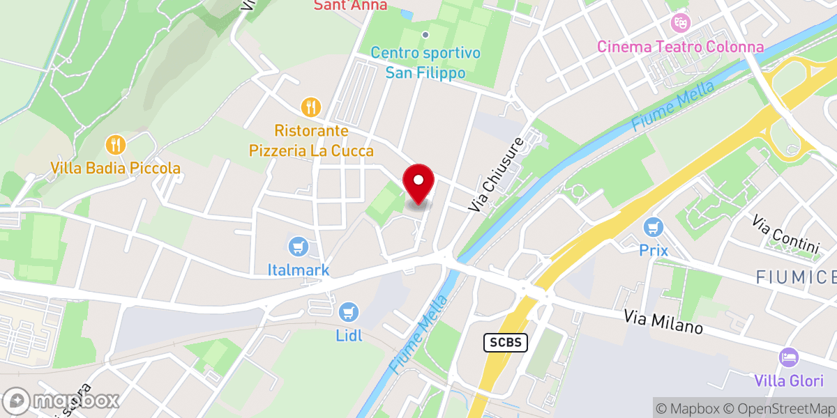 Map showing location of Chiesa Parrocchiale di San Giacomo