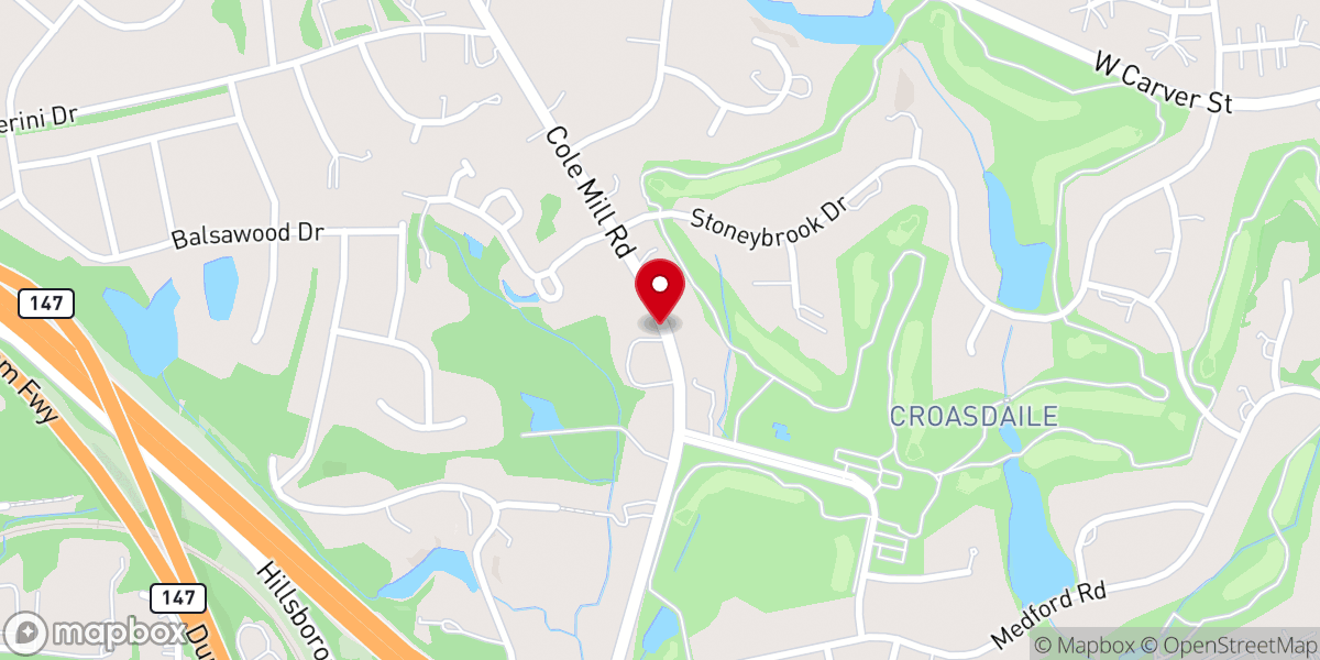 Map showing location of Grace Church of Durham