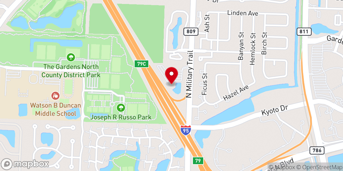 Map showing location of Christ World Prayer Church