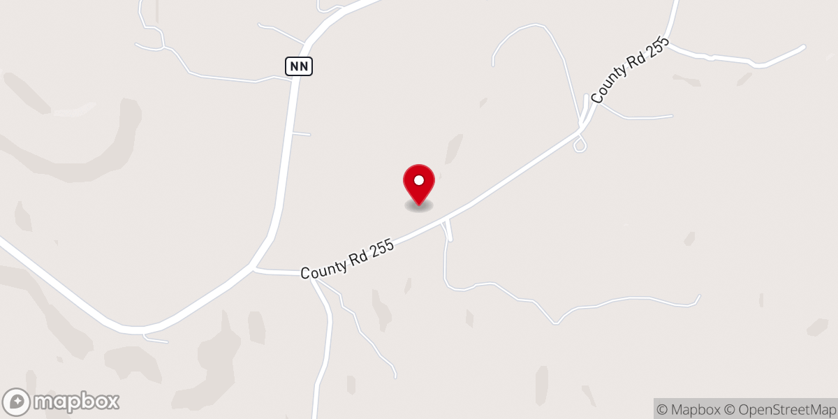 Map showing location of Mount Zion Baptist Church