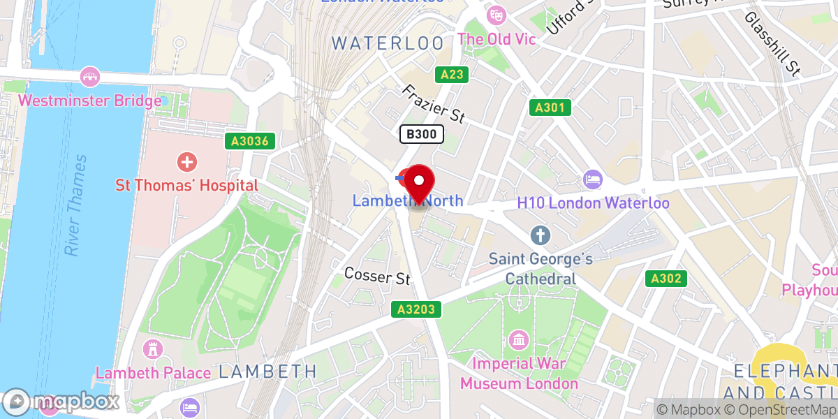Map showing location of Christ Church & Upton Chapel