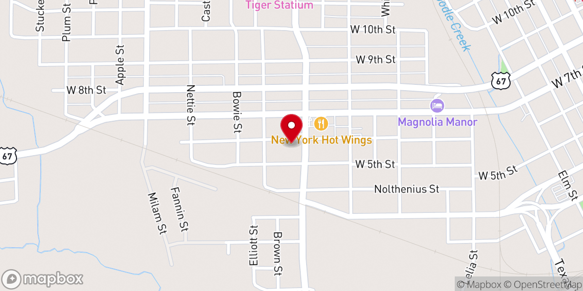 Map showing location of House of Refuge Church