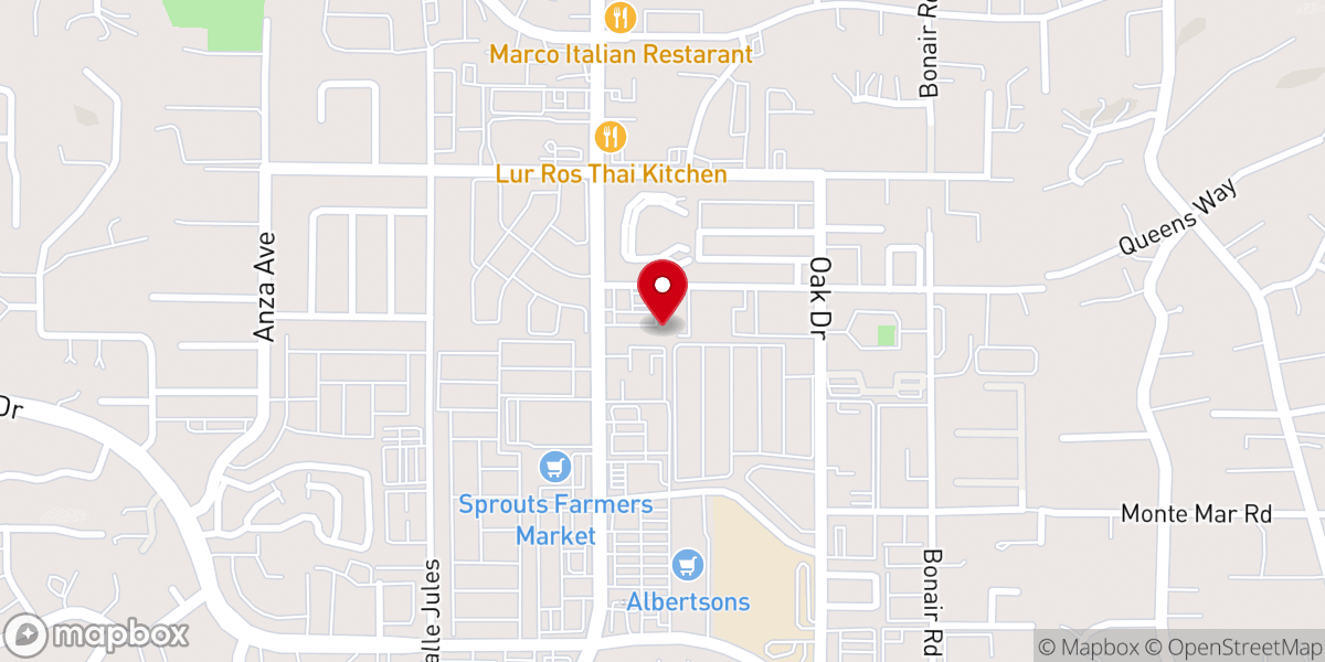 Map showing location of 1591 E VISTA Way