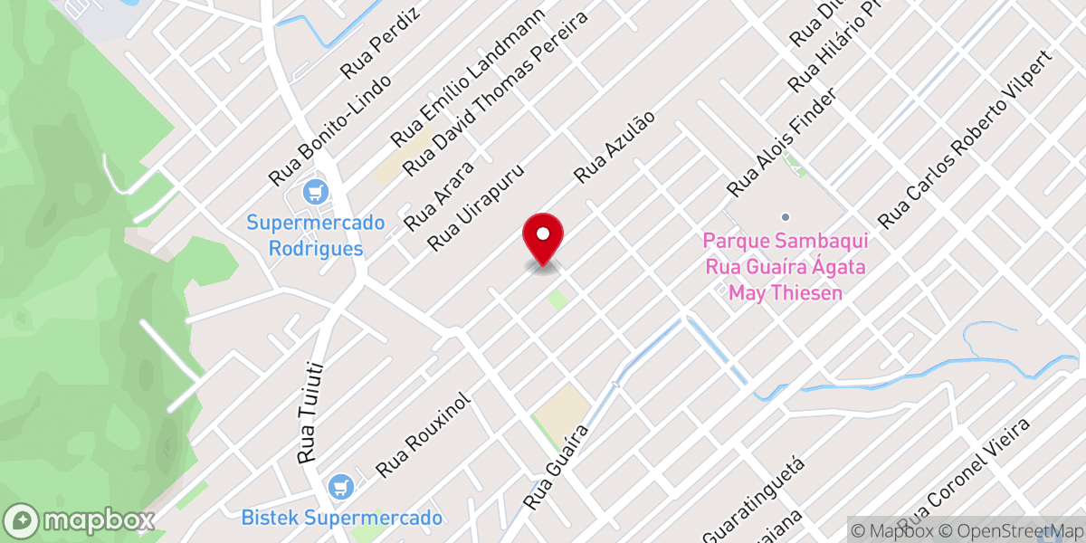Map showing location of Comunidade Nossa Senhora da Esperança
