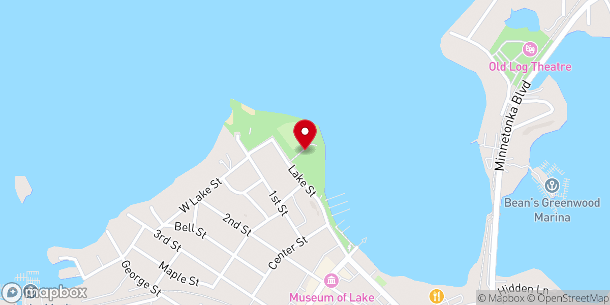 Map showing location of Excelsior Commons