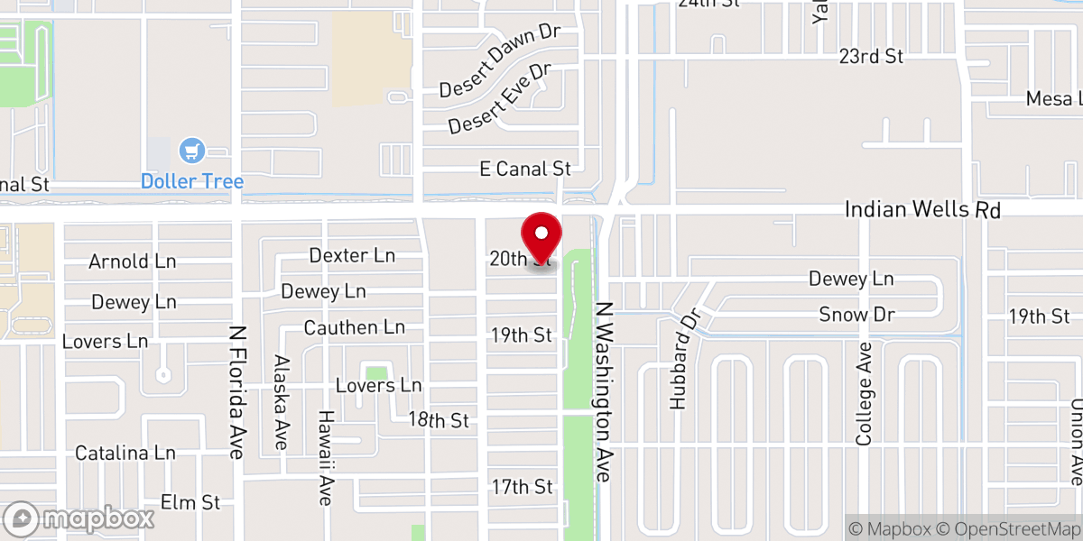 Map showing location of Alamogordo Church of Christ