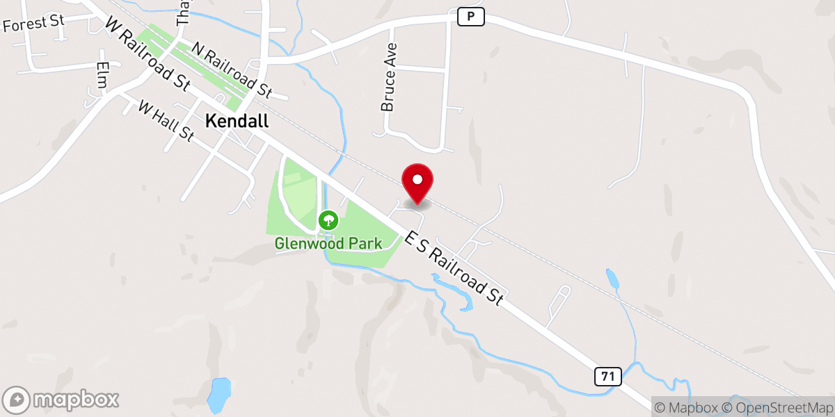 Map showing location of St. John Ev. Lutheran Church (WELS)