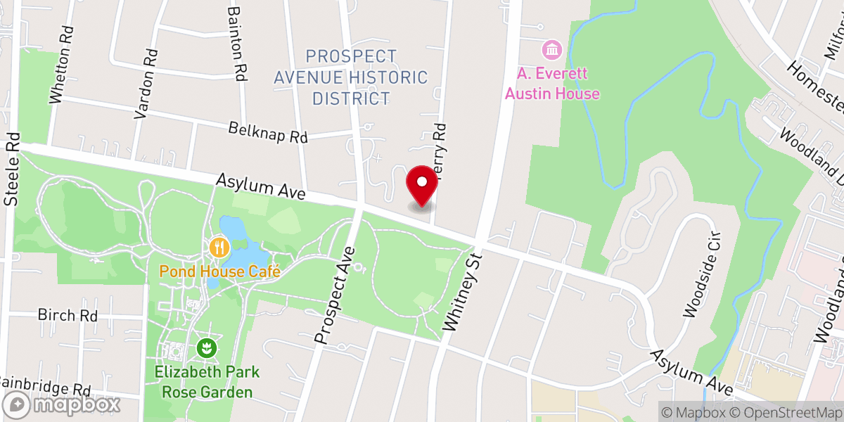 Map showing location of Grace Tabernacle Church of God