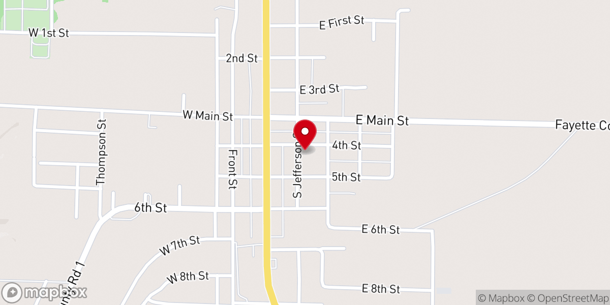 Map showing location of Ramsey Christian Church