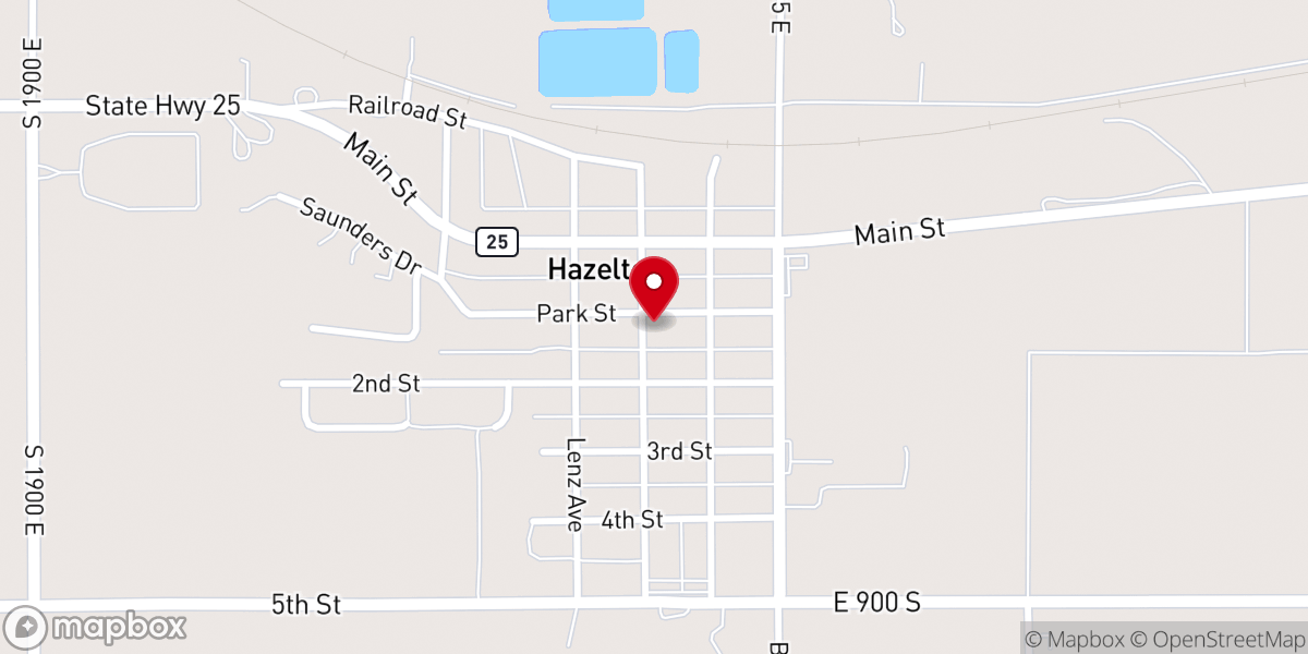 Map showing location of Evangelical Valley Presbyterian Church