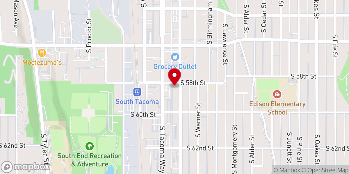 Map showing location of Galilee Missionary Baptist