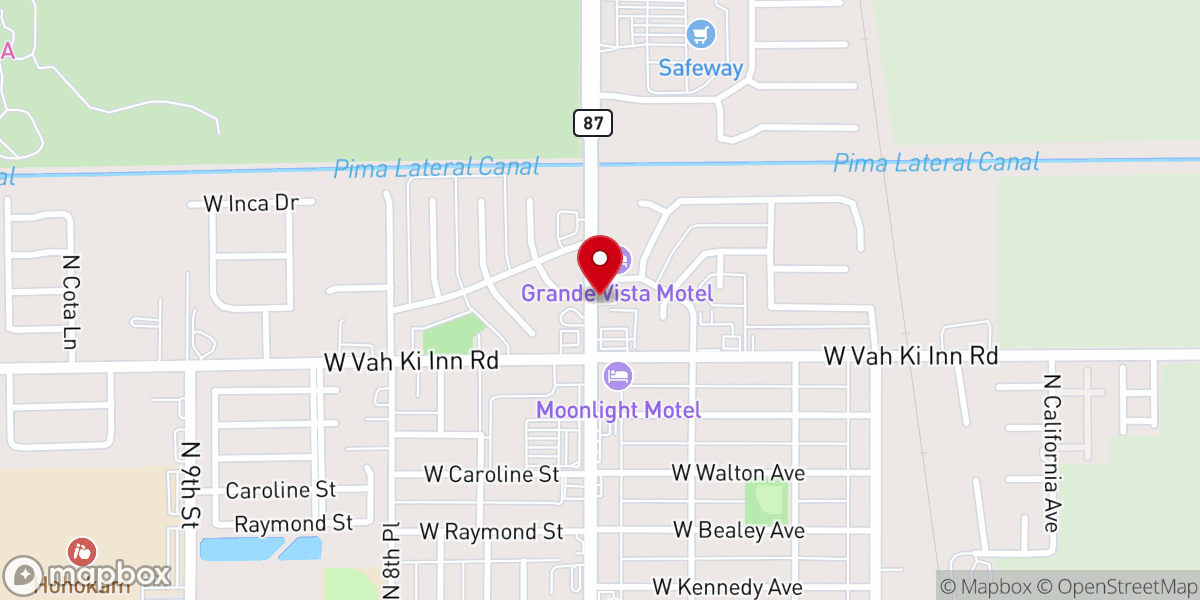 Map showing location of The River's Edge Dental