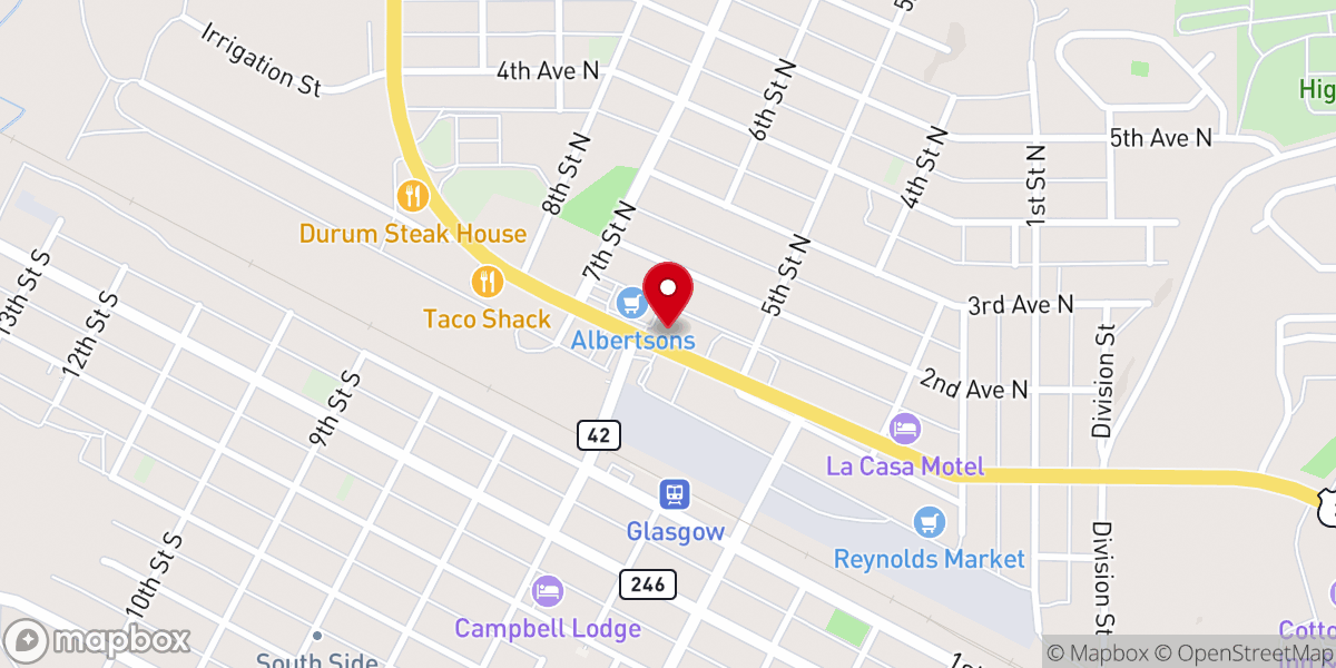 Map showing location of Former Nazarene Church