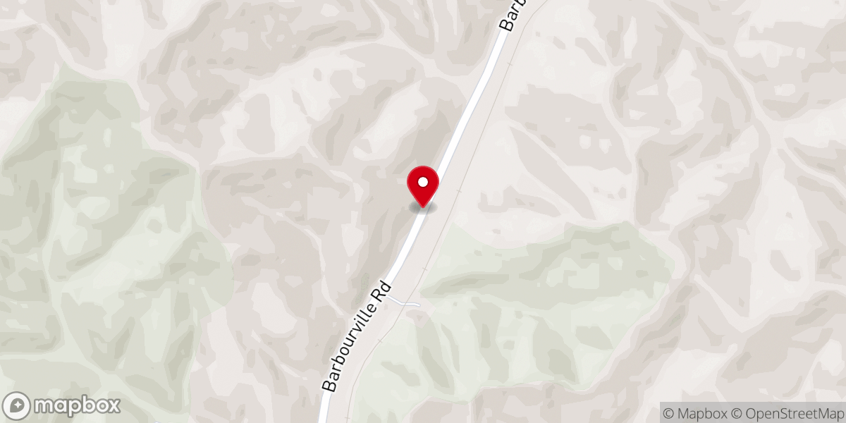 Map showing location of Antioch United Baptist Church