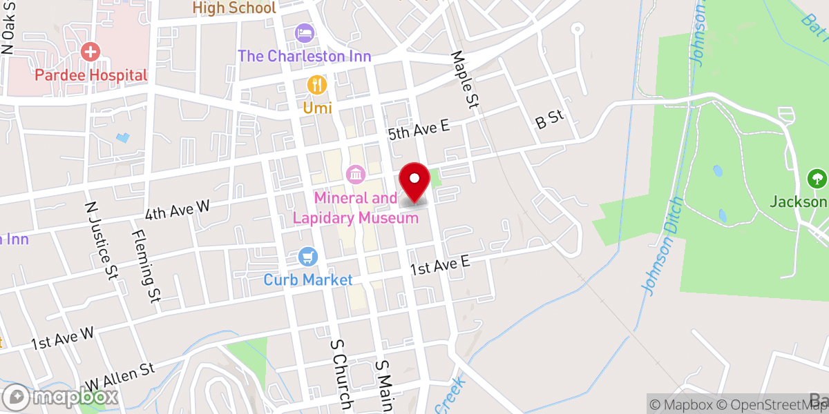 Map showing location of The Salvation Army of Hendersonville