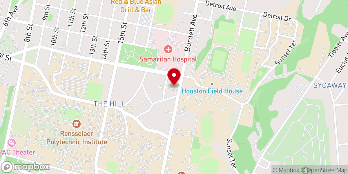 Map showing location of Chapel + Cultural Center