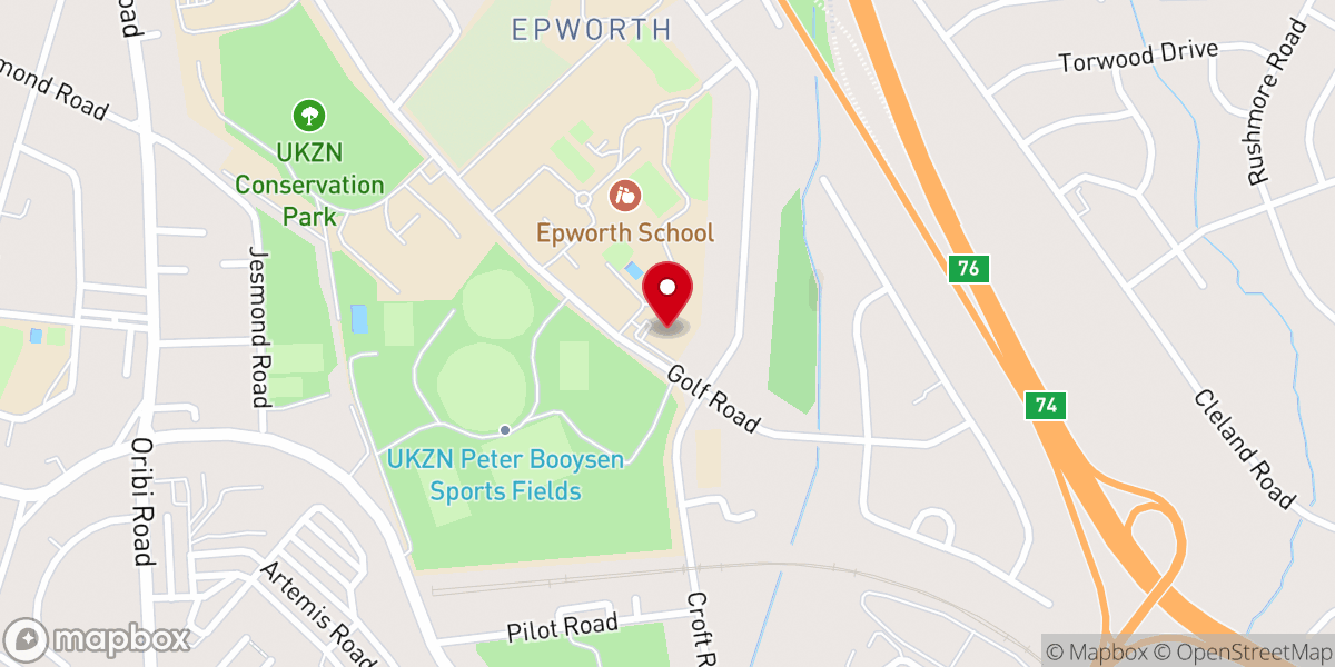 Map showing location of Seth Mokitimi Methodist Seminary