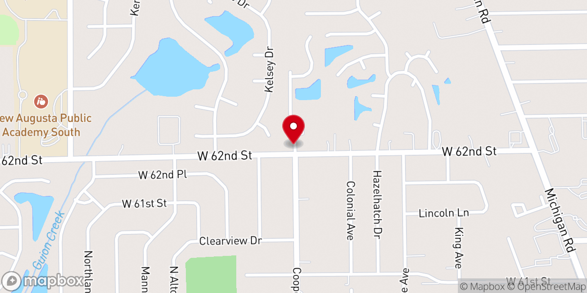 Map showing location of Agape Apostolic Faith Assembly