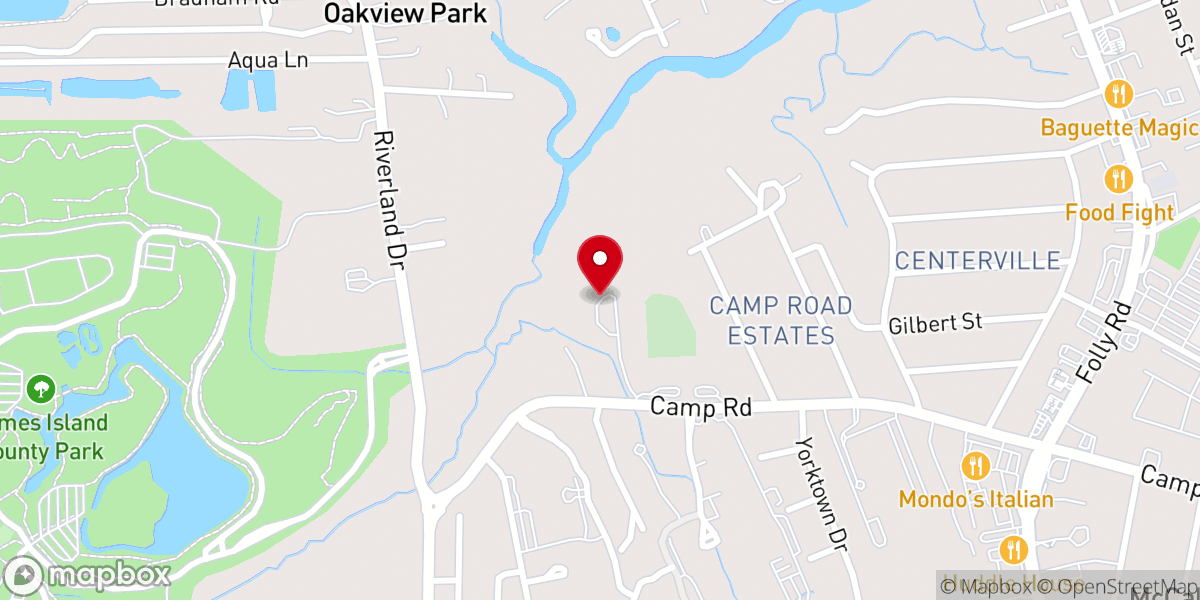 Map showing location of Outdoor Chapel - St. James