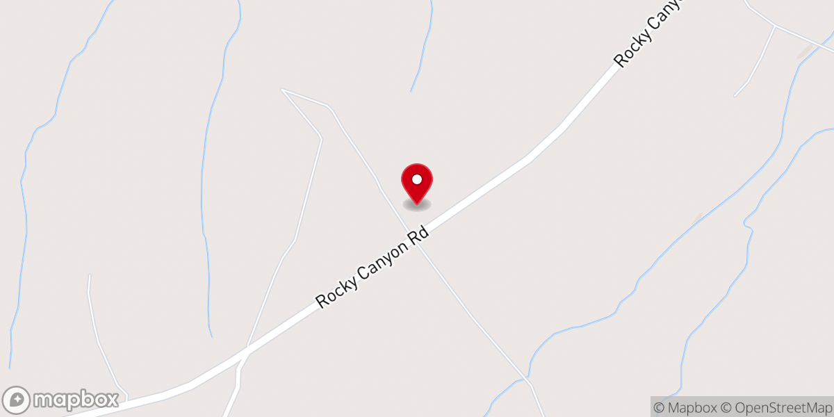 Map showing location of Church of Christ