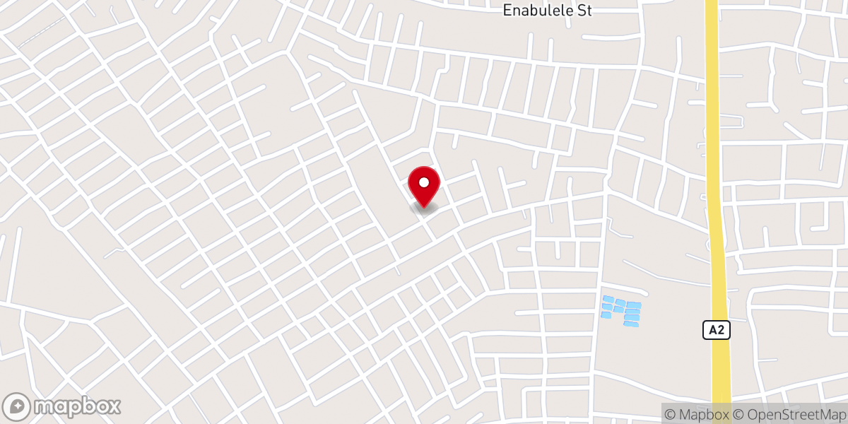 Map showing location of New Glory Baptist Church (Evbukhu)