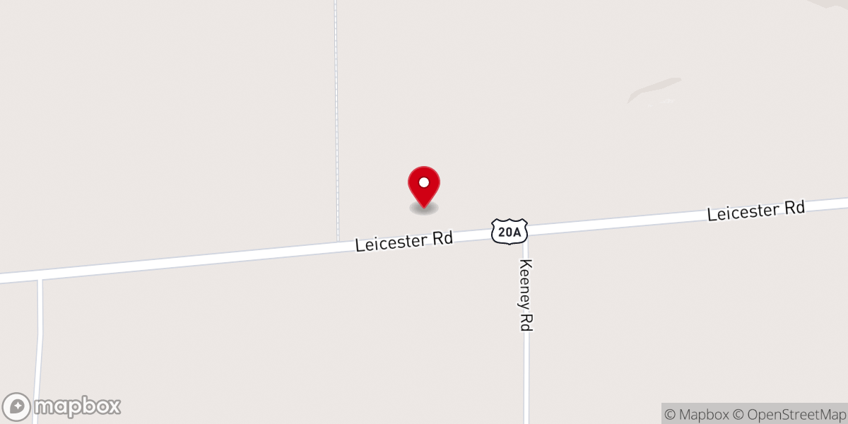 Map showing location of New Life Baptist Church