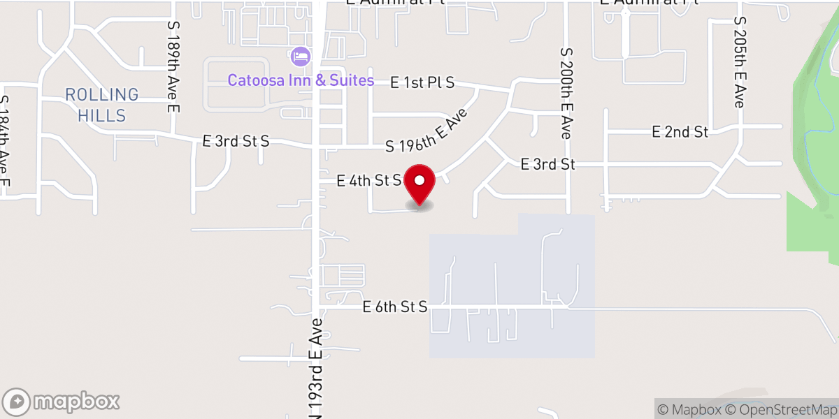 Map showing location of Good News Church