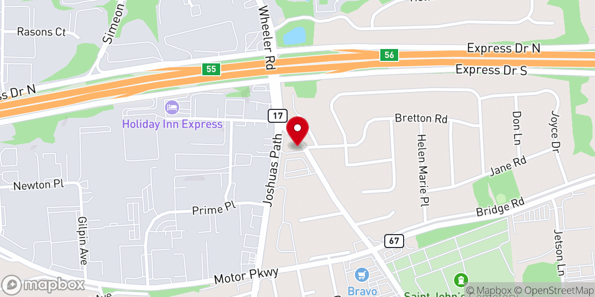 Map showing location of NEW DESTINY CHURCH