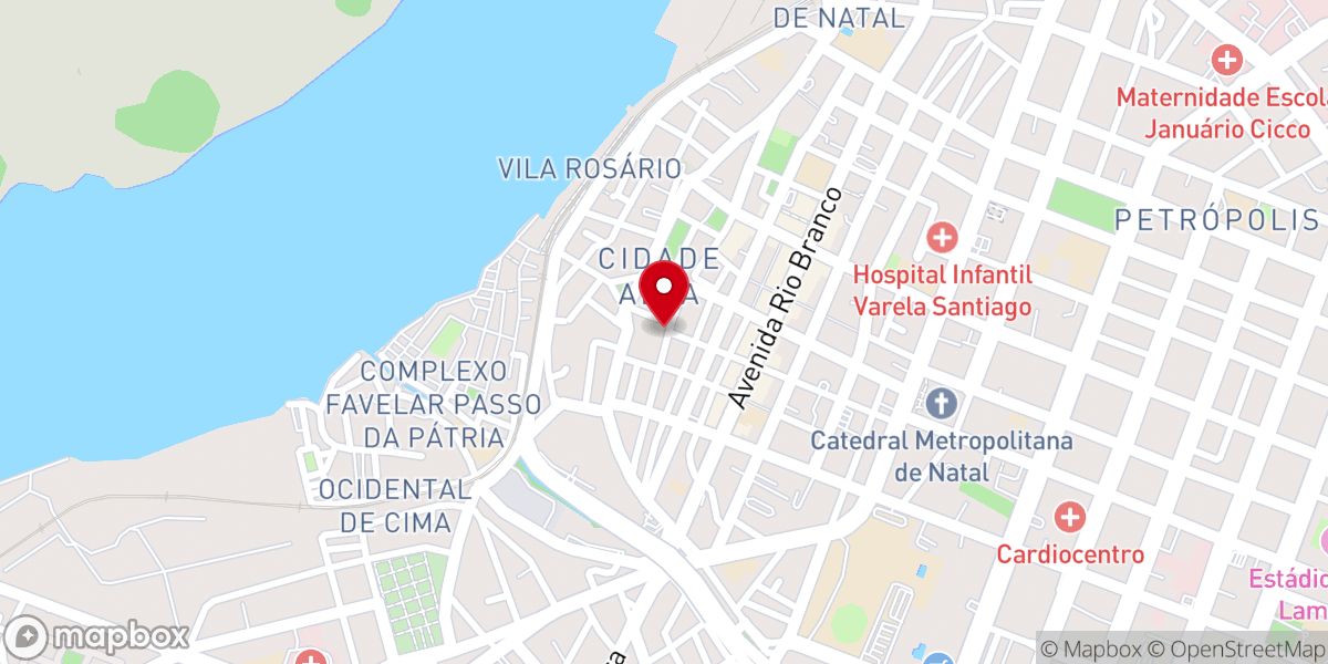 Map showing location of Convento Santo Antônio Igreja do Galo