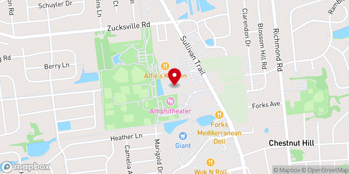 Map showing location of Table of Life Church