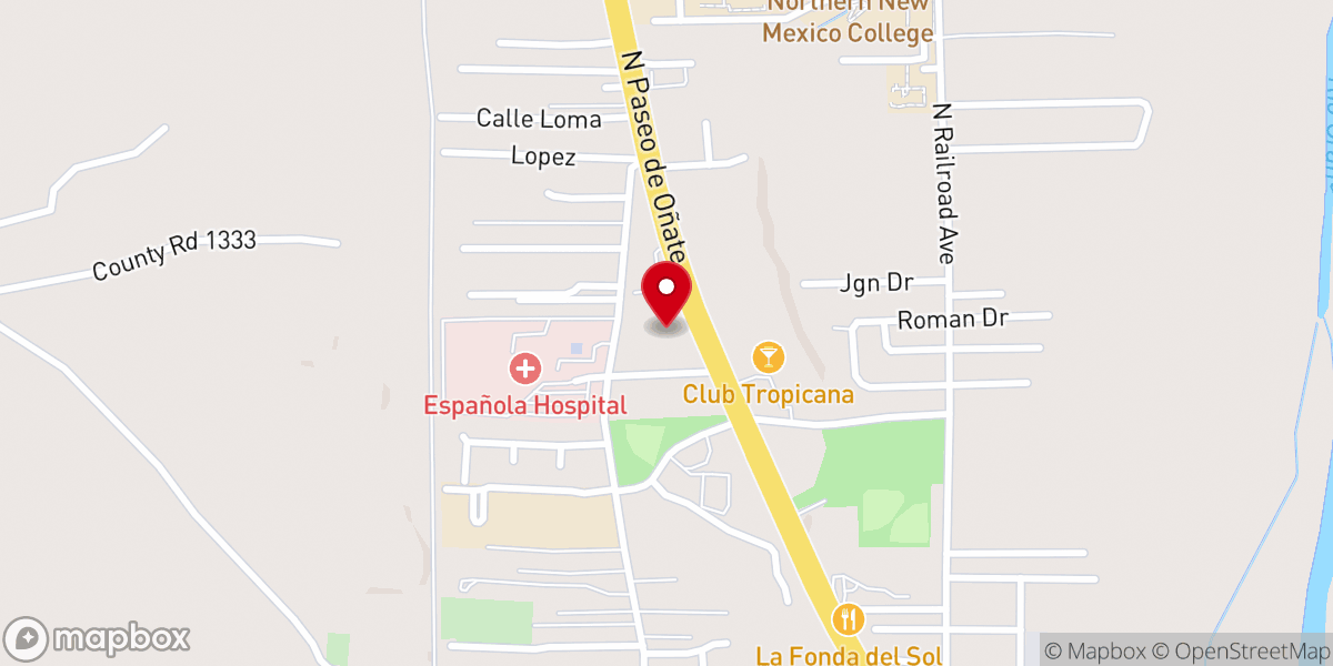 Map showing location of Valley View United Methodist Church