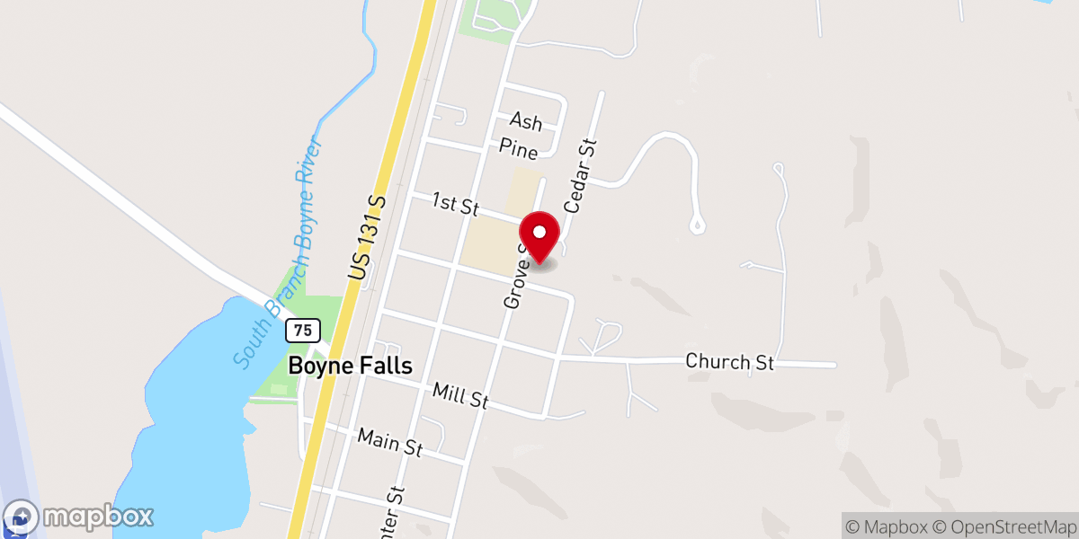 Map showing location of Saint Augustine Church