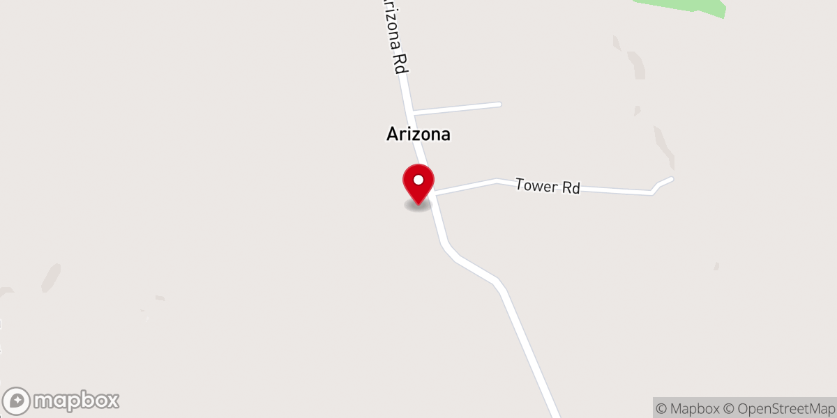 Map showing location of Arizona Methodist Church