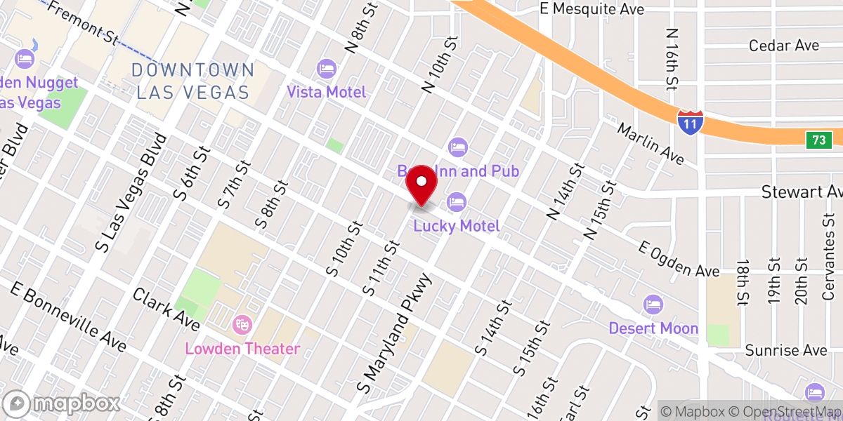 Map showing location of Sure Thing Too