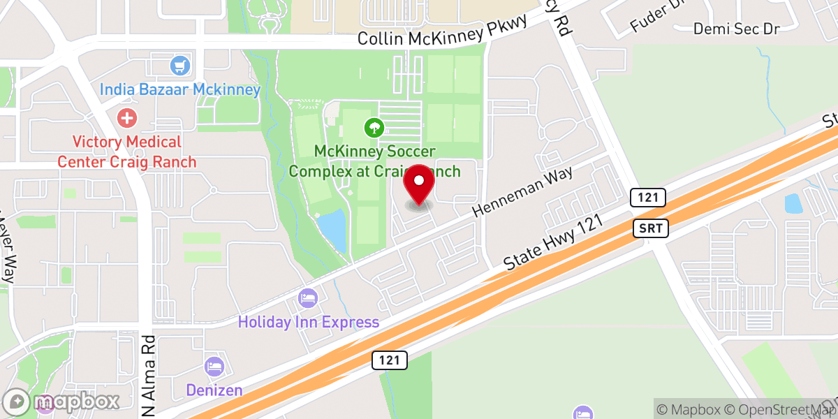 Map showing location of Life Fellowship Church